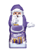 MondelezPoland milka obdaruj mikolajem obdaruj mikołajem Sticker