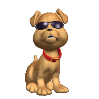 Dog 3D Sticker