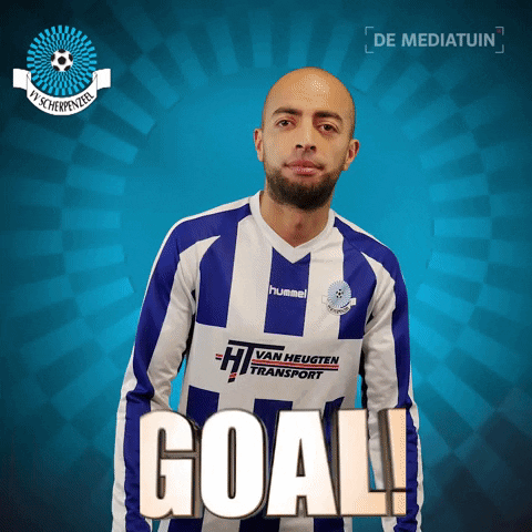 Voetbalvereniging_Scherpenzeel giphyupload voetbal bal blauwwit GIF