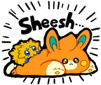Lay Down Sticker by Pokémon