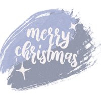 Sparkling Merry Christmas Sticker by Anticlockwise