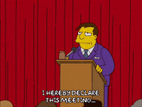 Speaking Season 17 GIF by The Simpsons