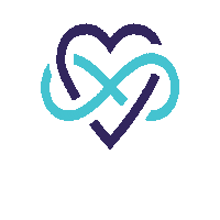 Givefinity heart logo infinity volunteer Sticker