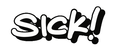 Awesome Sick Sticker