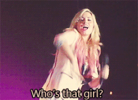 whos that girl GIF