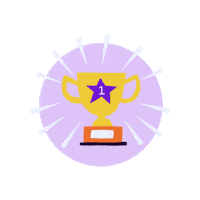 Number 1 Win Sticker by Justgiving