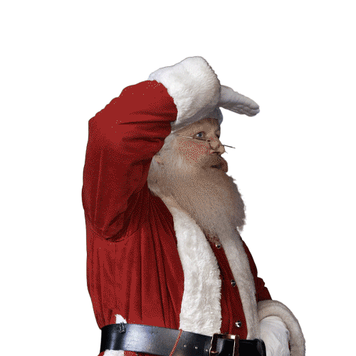 Ville_Angers christmas santa pere noel regarder Sticker