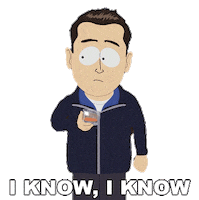 I Know Ik Sticker by South Park