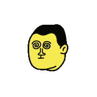 Confused Face Sticker