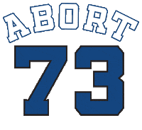 abort73 blue devils abort 73 pro-life Sticker