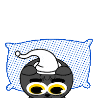Sleepy Blue Monday Sticker by @gallegoseba
