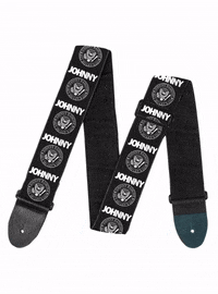 guitar strap punk GIF by Johnny Ramone