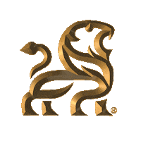 Gold Lion Sticker by Mane Co