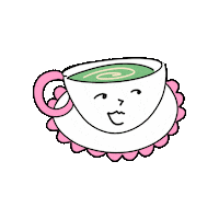 willlemien_ tea matcha matchatea willlemien Sticker