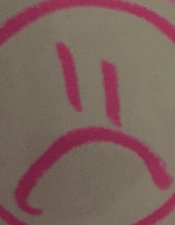 color sad face GIF by Yvonne Cheng