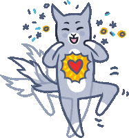 Kitty Dancing Sticker