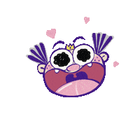 EditionsAuzou coeur bd contente rigolo Sticker