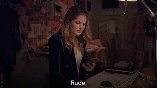 Insulting Meghann Fahy GIF by The Bold Type