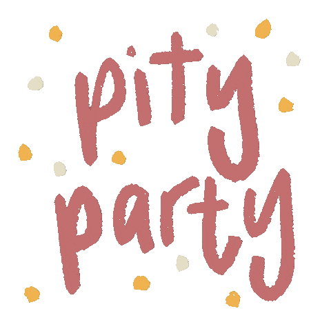 Sad Pity Party Sticker