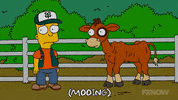 Episode 17 Cow GIF by The Simpsons