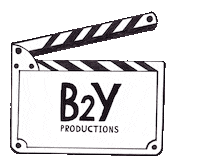 B2Y film clap cinema camera Sticker