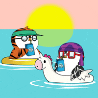 Summer Chilling GIF by Pudgy Penguins