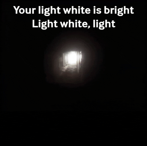 hangonsloopy giphygifmaker white bright rem GIF