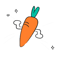 Dance Carrot Sticker