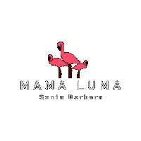 Santa Barbara Flamingo Sticker by mamalumaofficial
