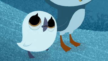 #puffin #rock #puffinrock #scared #baba #dark GIF by Puffin Rock