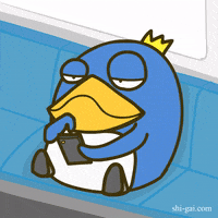 Penguin Takephoto GIF by ShiGai