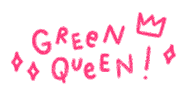 Girl Pink Sticker by Catharina Stewart