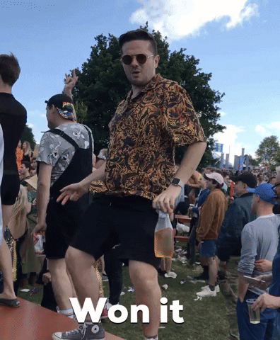 Win It Dance GIF by Rise at Seven