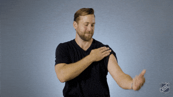 Flexing Ice Hockey GIF by NHL