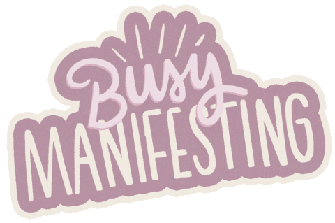 Manifest Mindset Sticker by Manifestation Babe