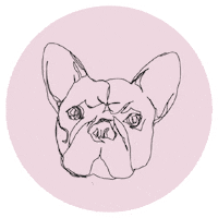 frankieandfriends new post frenchie french bulldog frankie and friends Sticker