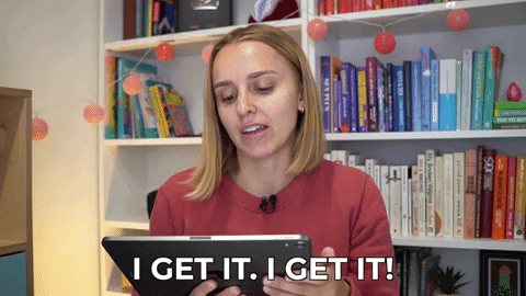 I Get It Shut Up GIF by HannahWitton