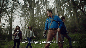 dana delorenzo starz GIF by Ash vs Evil Dead