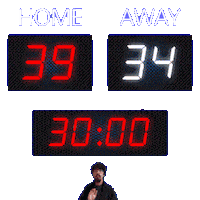 34 Away Sticker