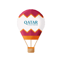 Balloon Hot Air Sticker by Visit Qatar
