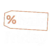 Black Friday Hair Sticker by Gabs