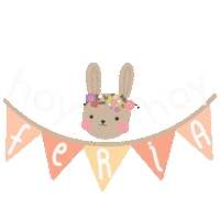 Bunny Feria Sticker by Politopia Ilustraciones