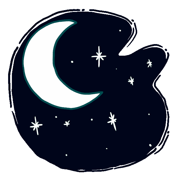 mografic_ giphyupload luna buenas noches noche Sticker