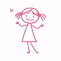 Happy Stick Figure GIF