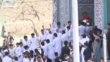 Crowds Mark Persian New Year at Central Kabul Mosque