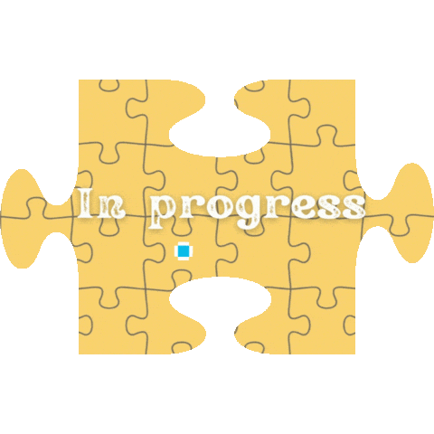Work In Progress Puzzle Sticker