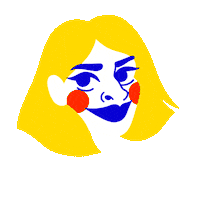 aboutevie smile illustration face wink Sticker