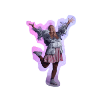 ELSKAMUSIC party celebration excited pink Sticker