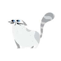 Cat Kitty Sticker by Easyship