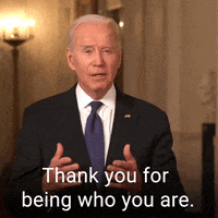 Joe Biden Thank You GIF by The Democrats